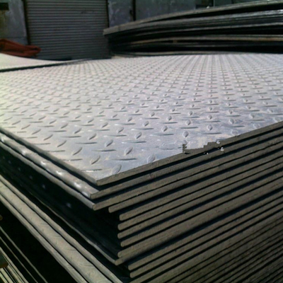 10mm 16mm St37 Q235b Hr Karakter Lembar Besi Pola Plat